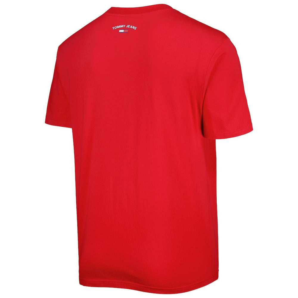 Houston Rockets Tommy Jeans Mel Varsity T-Shirt Red