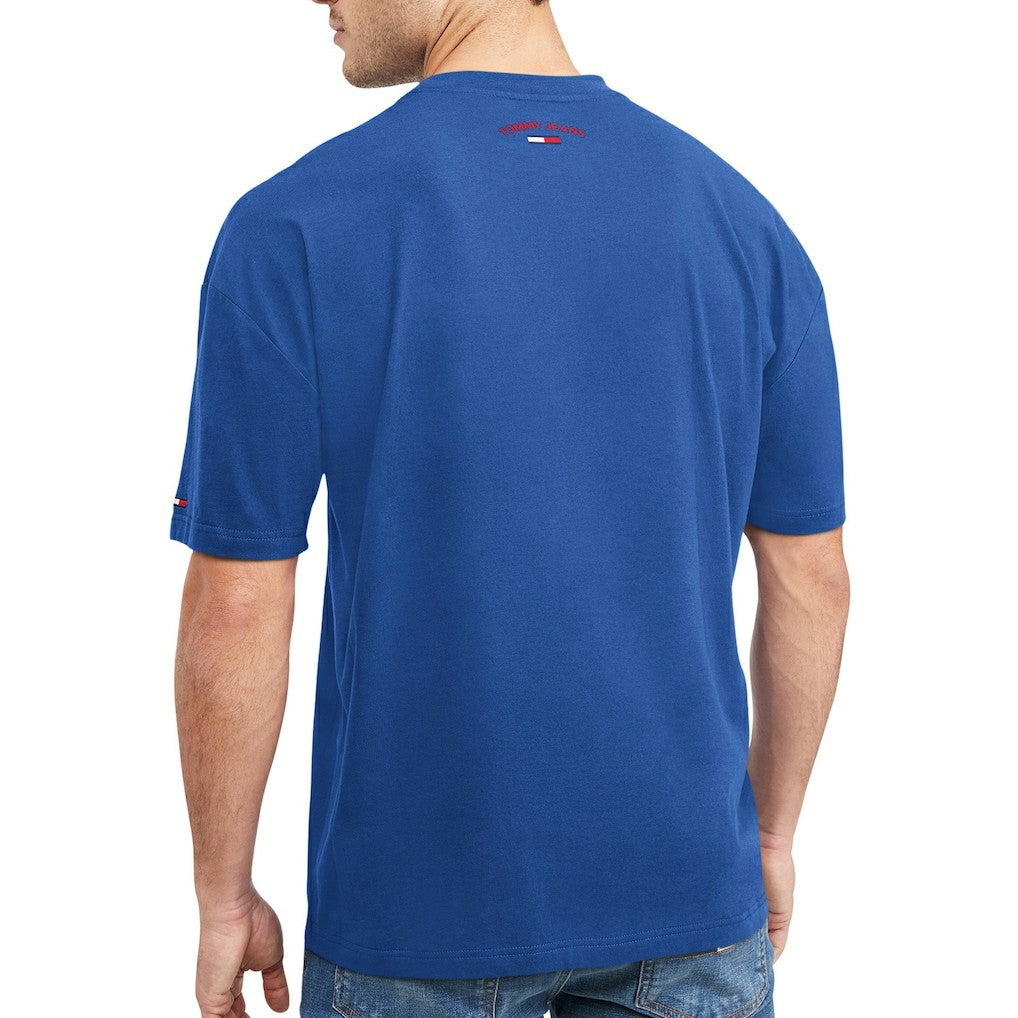 Philadelphia 76ers Tommy Jeans Mel Varsity T-Shirt Royal outlet