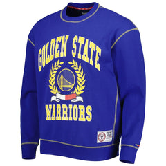 Golden State Warriors Tommy Jeans Peter French Terry Pullover Crew Sweatshirt Royal
