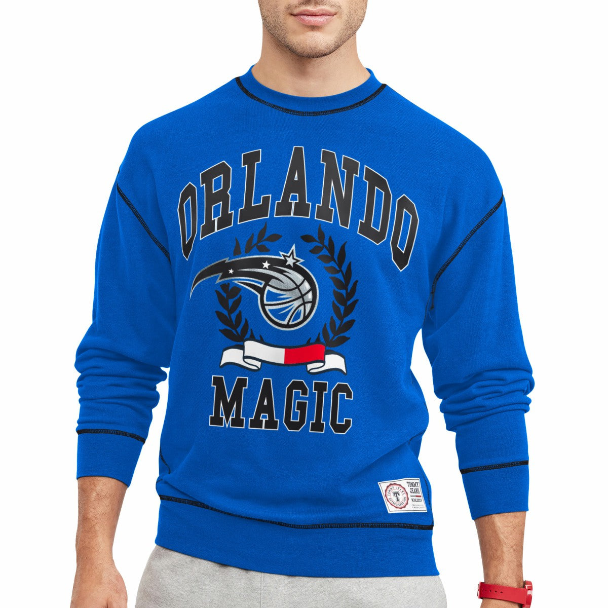 Orlando Magic Tommy Jeans Peter French Terry Pullover Sweatshirt Blue outlet