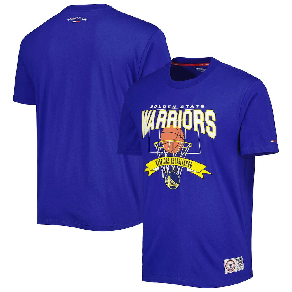 Golden State Warriors Tommy Jeans Tim Backboard T-Shirt Royal outlet