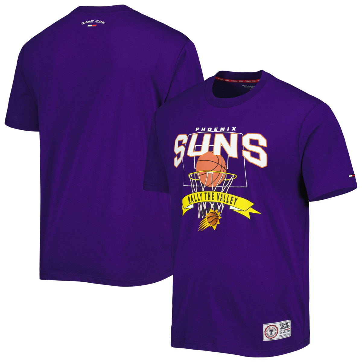 Phoenix Suns Tommy Jeans Tim Backboard T-Shirt Purple outlet