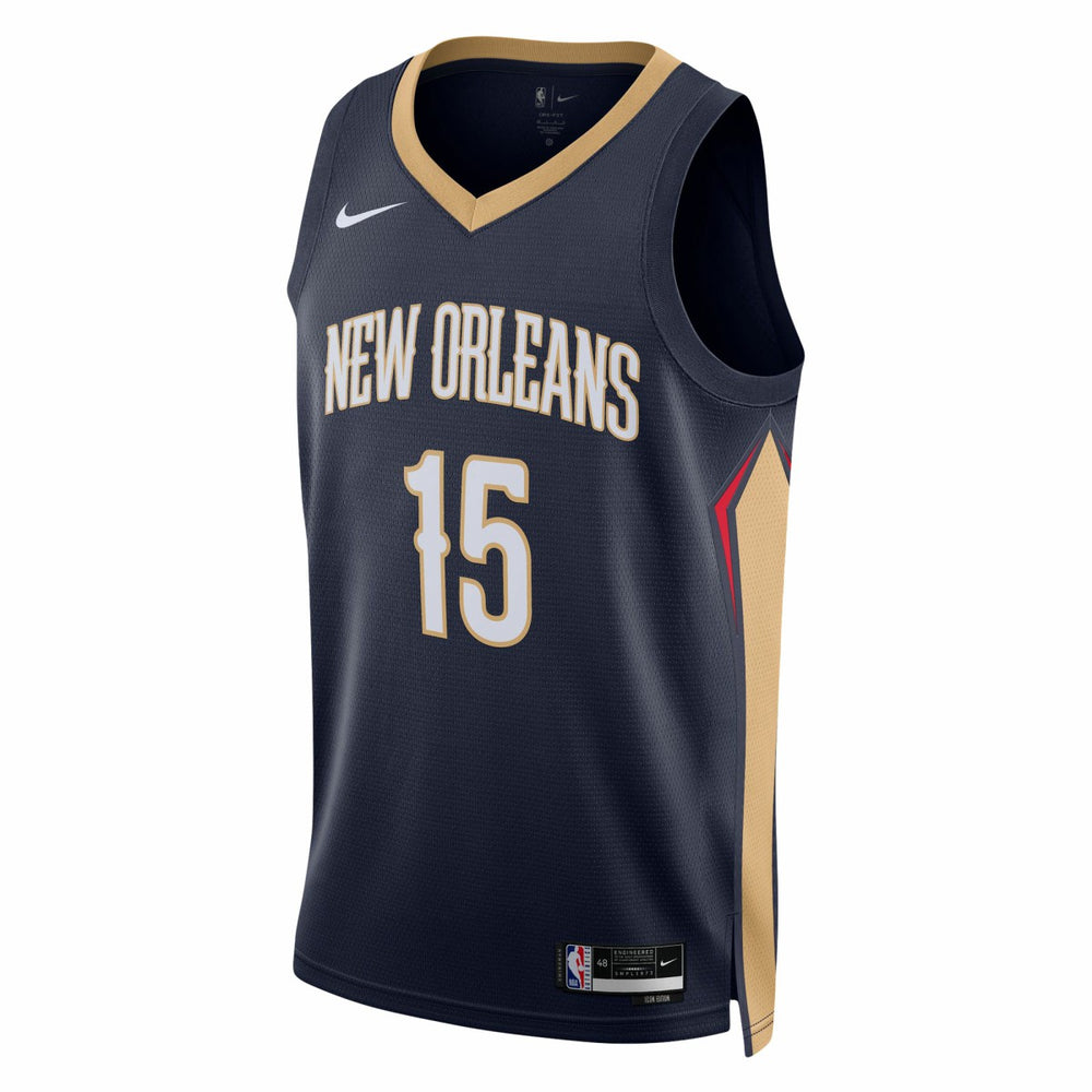 Jose Alvarado New Orleans Pelicans Unisex Swingman Jersey Icon Edition Navy - Nike