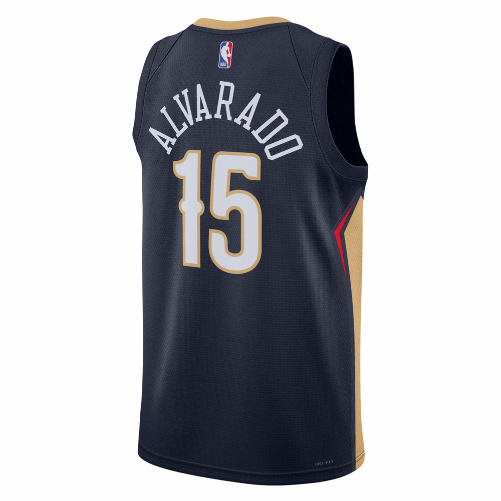 Jose Alvarado New Orleans Pelicans Unisex Swingman Jersey Icon Edition Navy - Nike