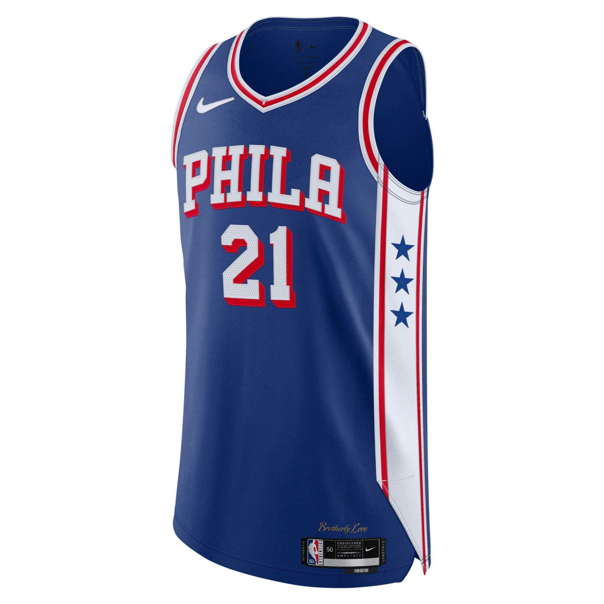 Joel Embiid Philadelphia 76ers Authentic Jersey Icon Edition Royal - Nike