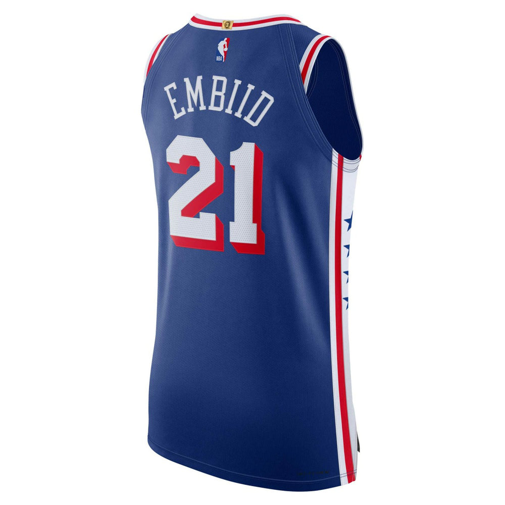 Joel Embiid Philadelphia 76ers Authentic Jersey Icon Edition Royal - Nike