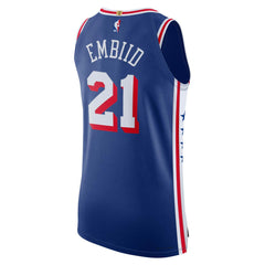 Joel Embiid Philadelphia 76ers Authentic Jersey Icon Edition Royal - Nike
