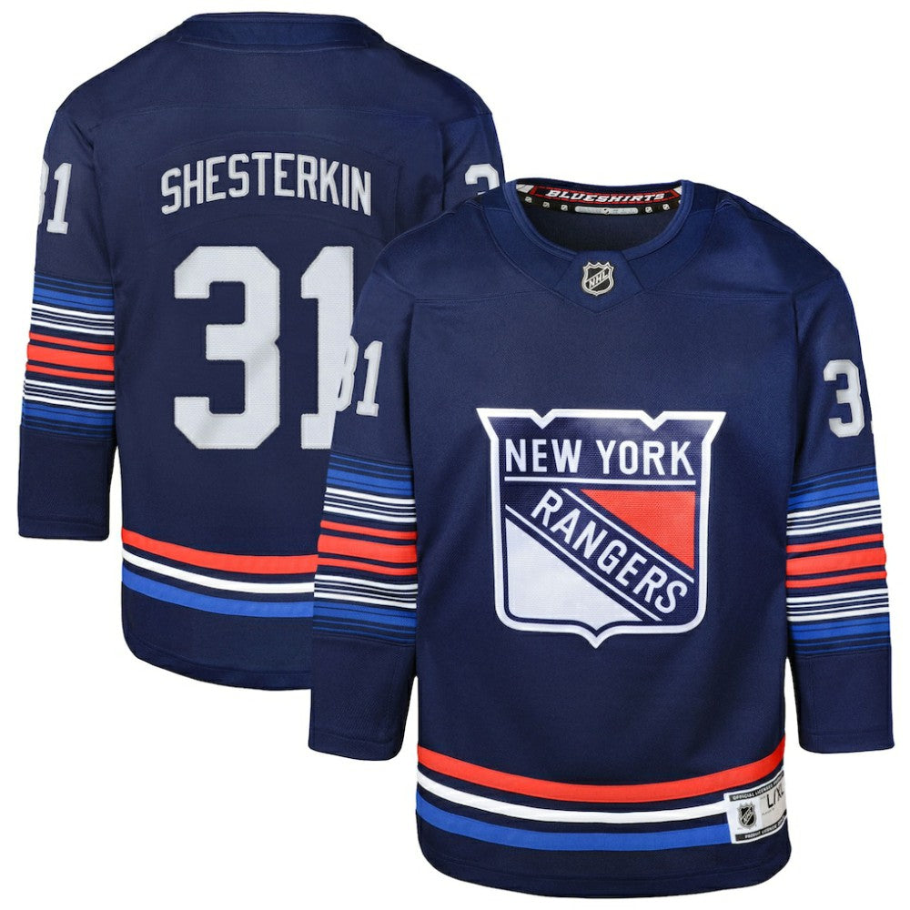 Igor Shesterkin New York Rangers Youth Alternate Premier Player Jersey - Navy | US 5280889