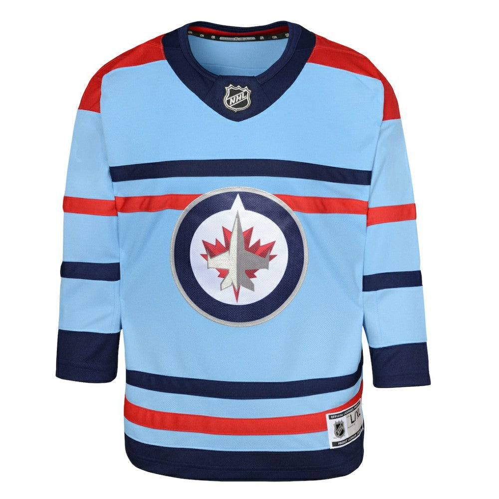 Winnipeg Jets Youth Anniversary Premier Jersey - Light Blue | US 5281061