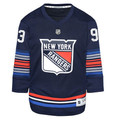Mika Zibanejad New York Rangers Youth Alternate Replica Player Jersey - Navy | US 5281210