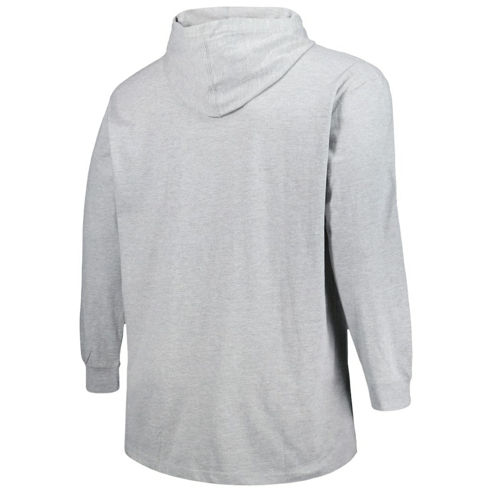 Colorado Avalanche Big & Tall Pullover Hoodie - Heather Gray | US 5281573