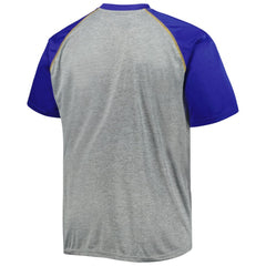 St. Louis Blues Big & Tall Logo Raglan T-Shirt - Heather Gray | US 5281597