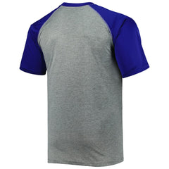 Tampa Bay Lightning Big & Tall Logo Raglan T-Shirt - Heather Gray | US 5281598