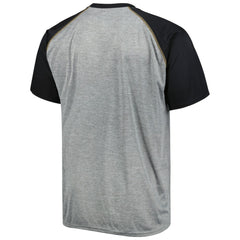 Vegas Golden Knights Big & Tall Logo Raglan T-Shirt - Heather Gray | US 5281599