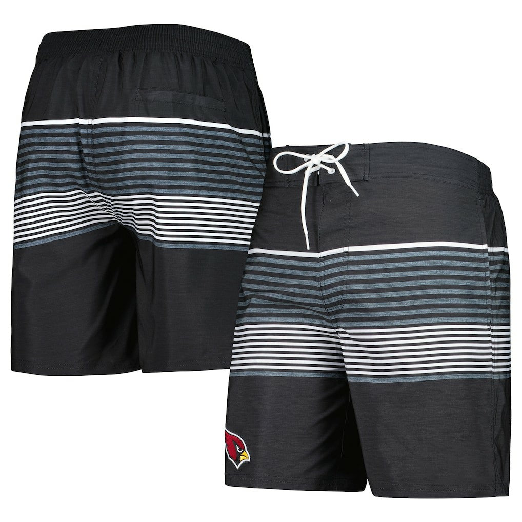 Arizona Cardinals G-III Sports by Carl Banks Coastline Volley Swim Shorts - Black Shorts