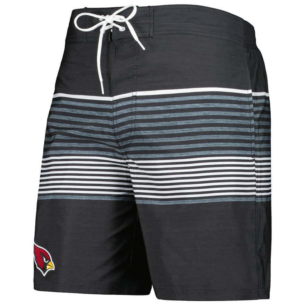 Arizona Cardinals G-III Sports by Carl Banks Coastline Volley Swim Shorts - Black Shorts