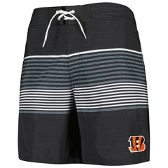 Cincinnati Bengals G-III Sports by Carl Banks Coastline Volley Swim Shorts - Black Shorts