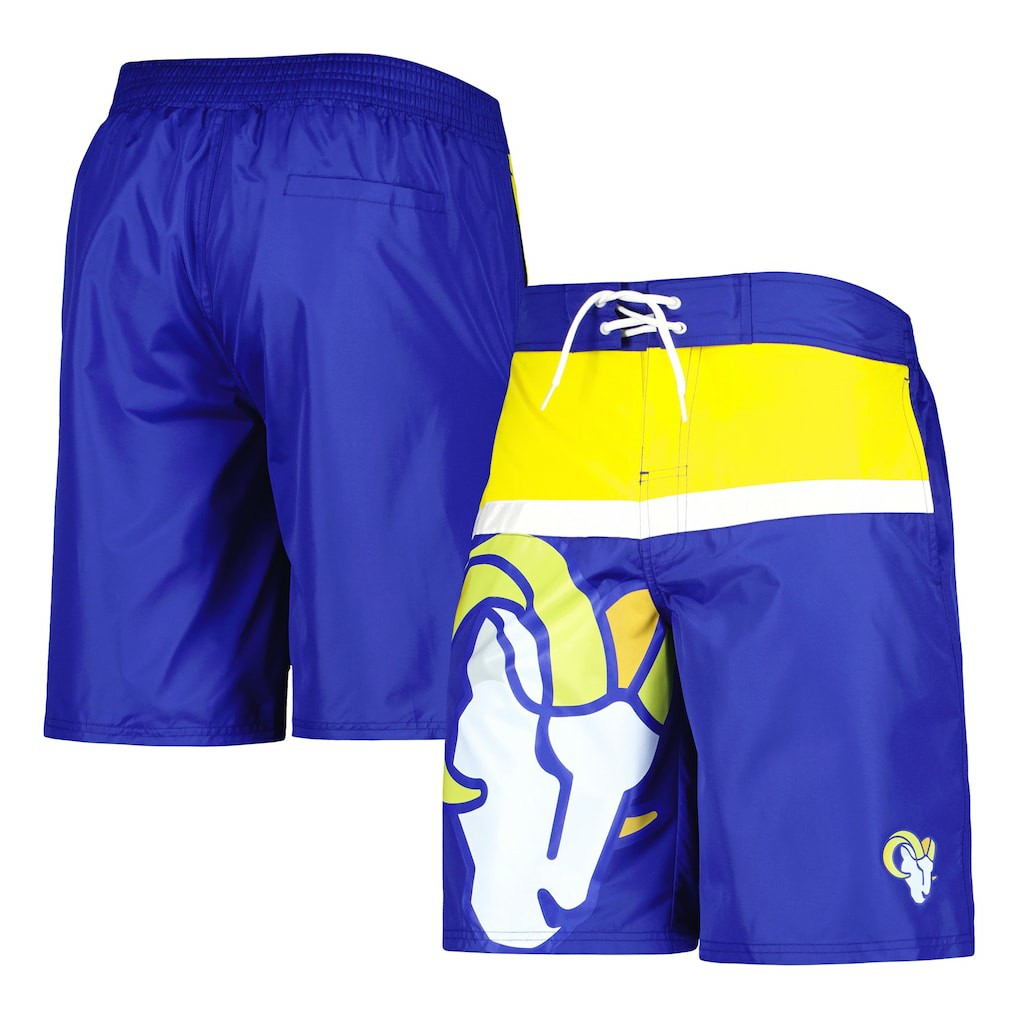 Los Angeles Rams G-III Sports by Carl Banks Sea Wind Swim Trunks - Royal