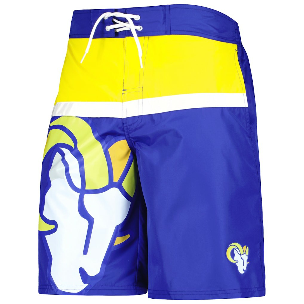 Los Angeles Rams G-III Sports by Carl Banks Sea Wind Swim Trunks - Royal