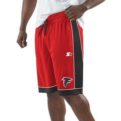 Atlanta Falcons Starter Throwback Fan Favorite Shorts - Red Shorts