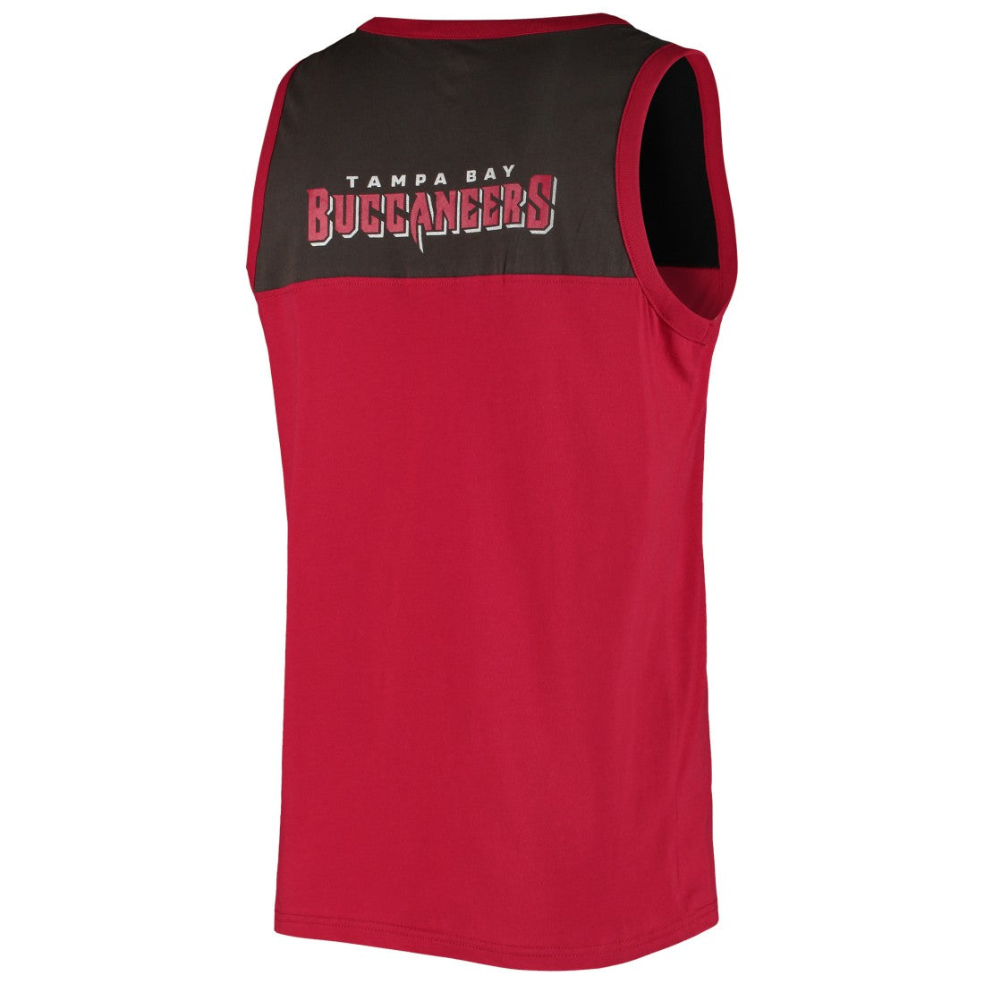 Tampa Bay Buccaneers Starter Logo Touchdown Fashion Tank Top - Red/Pewter Tops