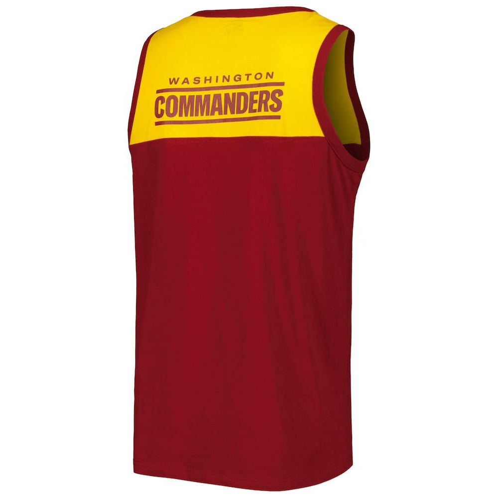 Washington Commanders Starter Logo Touchdown Fashion Tank Top - Burgundy/Gold Tops