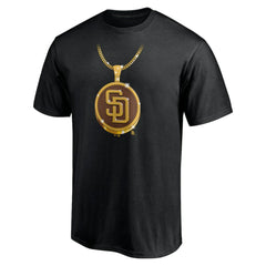 San Diego Padres Team Swagg Chain T-Shirt - Black T-shirts