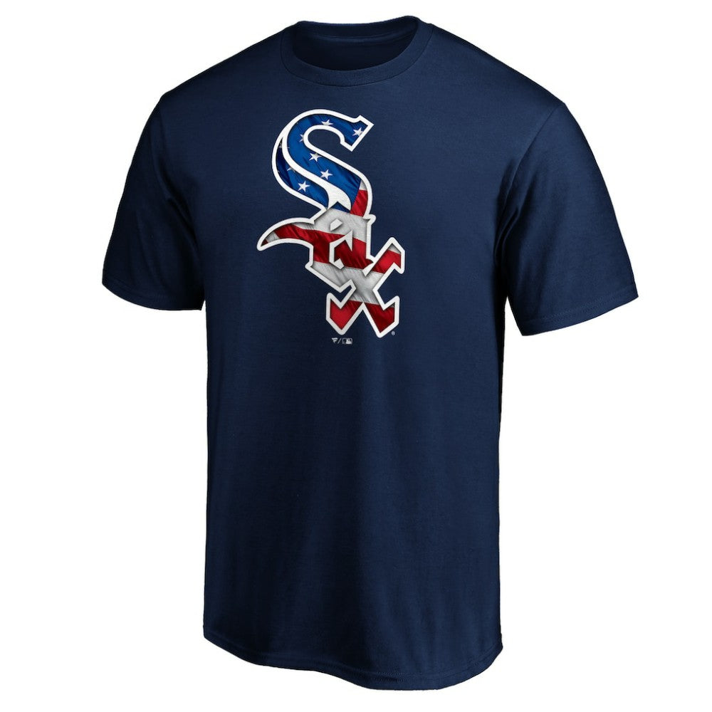 Chicago White Sox Team Banner Wave T-Shirt - Navy T-shirts