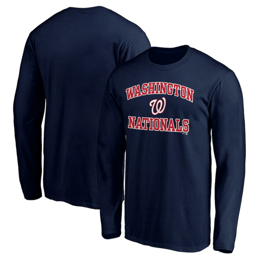 Washington Nationals Team Heart & Soul Long Sleeve T-Shirt - Navy T-shirts