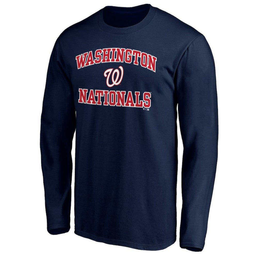Washington Nationals Team Heart & Soul Long Sleeve T-Shirt - Navy T-shirts