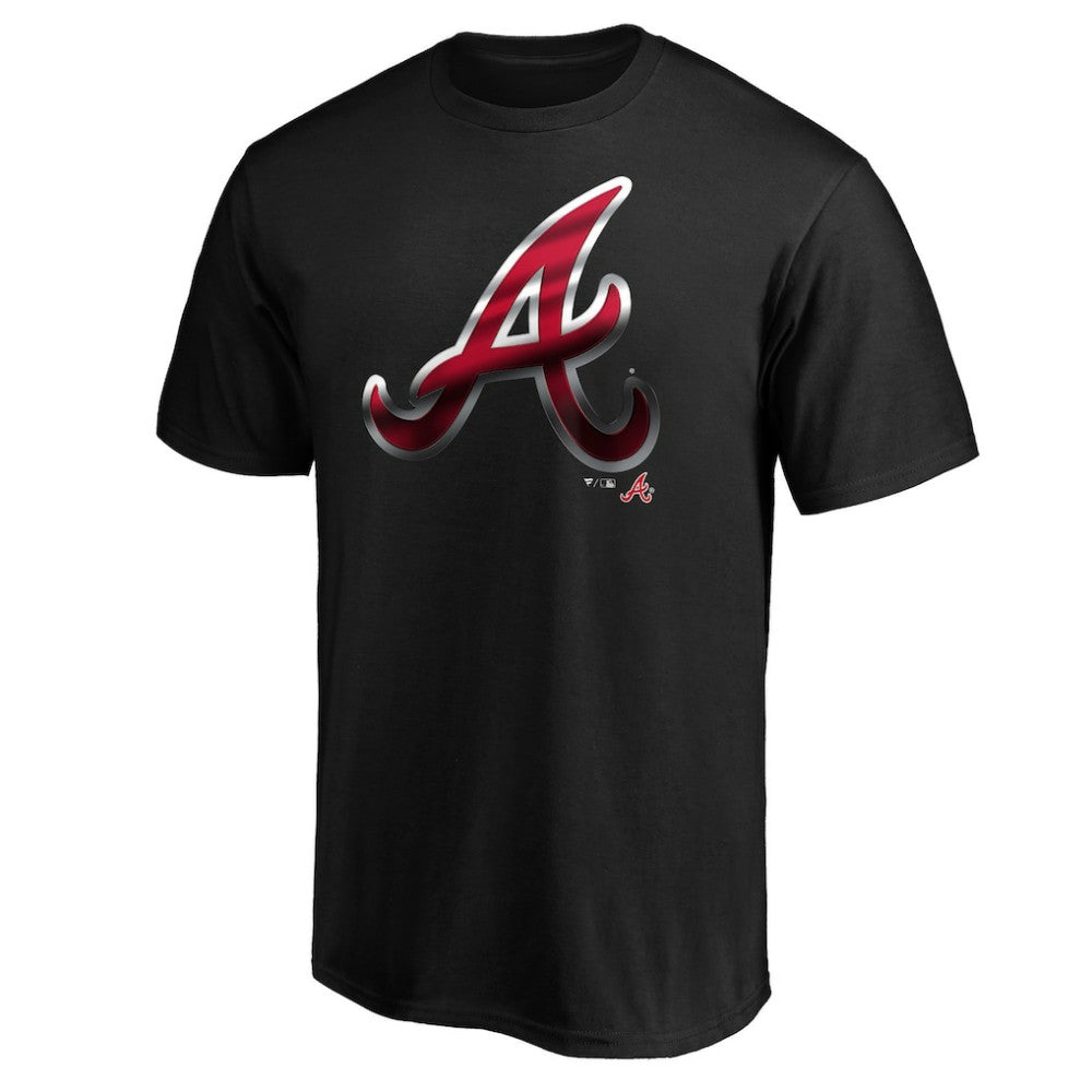 Atlanta Braves Team Midnight Mascot T-Shirt - Black T-shirts