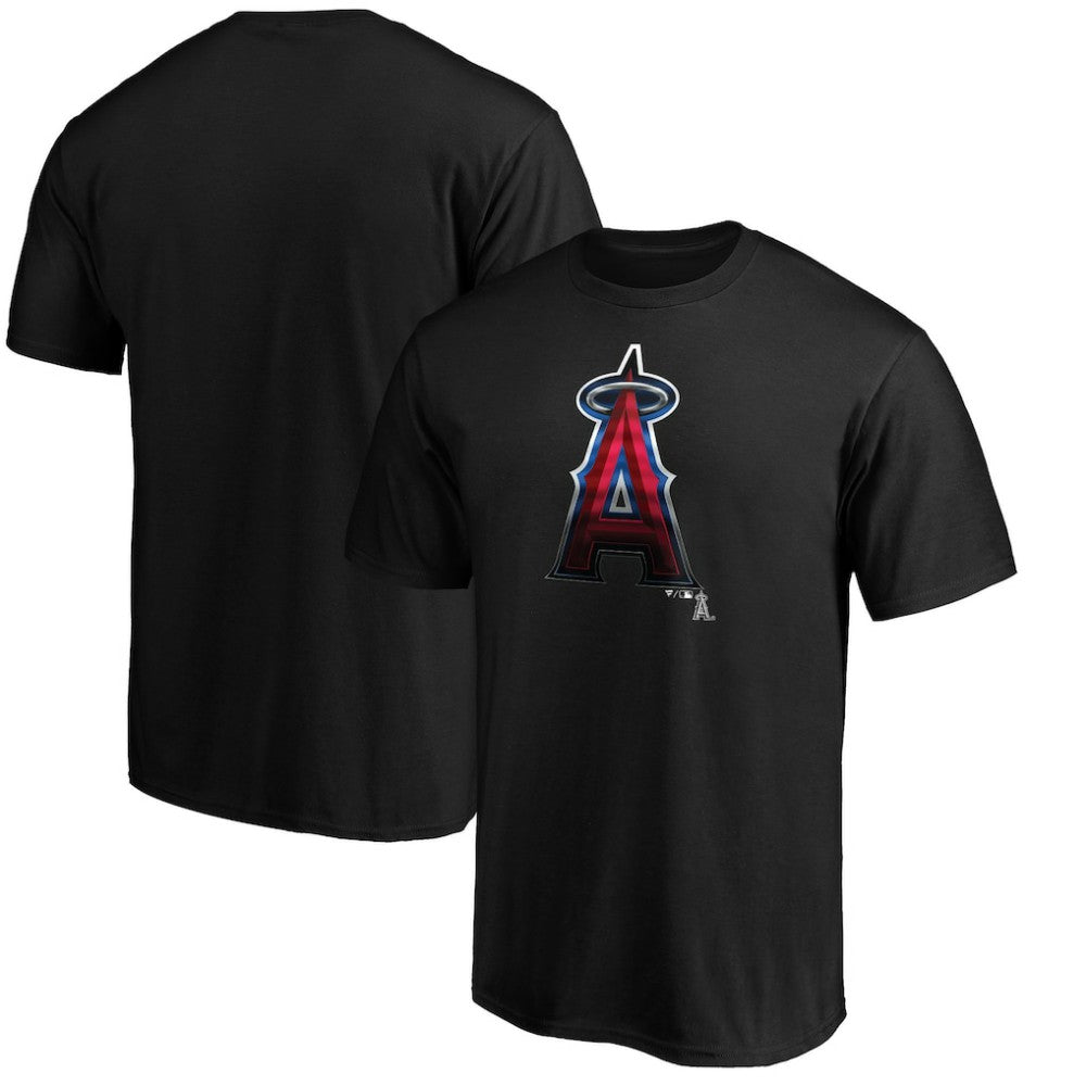 Los Angeles Angels Team Midnight Mascot T-Shirt - Black T-shirts