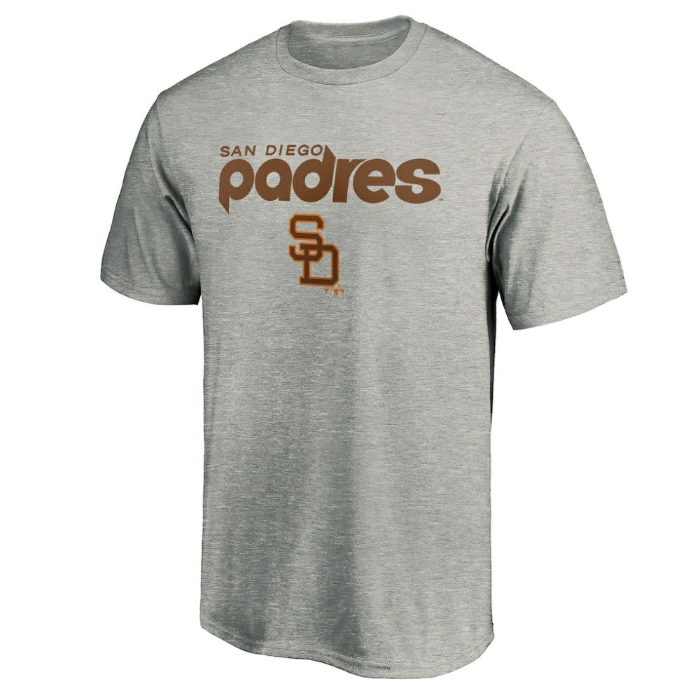 San Diego Padres Team Wahconah T-Shirt - Heather Gray T-shirts