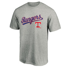 Texas Rangers Team Wahconah T-Shirt - Heather Gray T-shirts