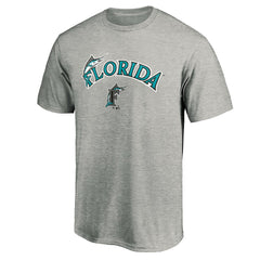 Florida Marlins Cooperstown Collection Team Wahconah T-Shirt - Heather Gray T-shirts