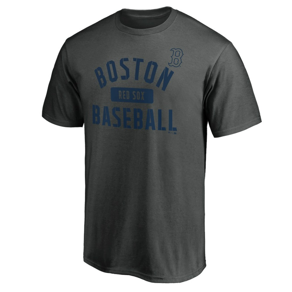 Boston Red Sox Team Primary Pill T-Shirt - Charcoal T-shirts