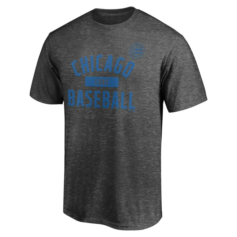 Chicago Cubs Team Primary Pill T-Shirt - Charcoal T-shirts