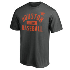 Houston Astros Team Primary Pill T-Shirt - Charcoal T-shirts