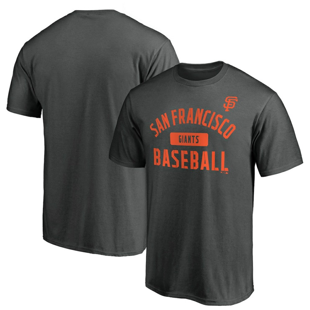 San Francisco Giants Team Primary Pill T-Shirt - Charcoal T-shirts