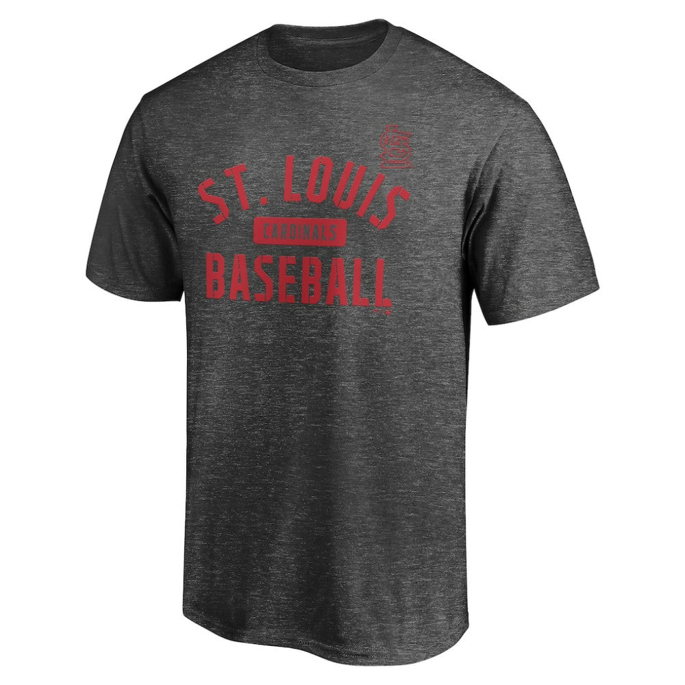 St. Louis Cardinals Team Primary Pill T-Shirt - Charcoal T-shirts