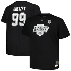 Wayne Gretzky Los Angeles Kings Mitchell & Ness Big & Tall Name & Number T-Shirt - Black | US 5283192