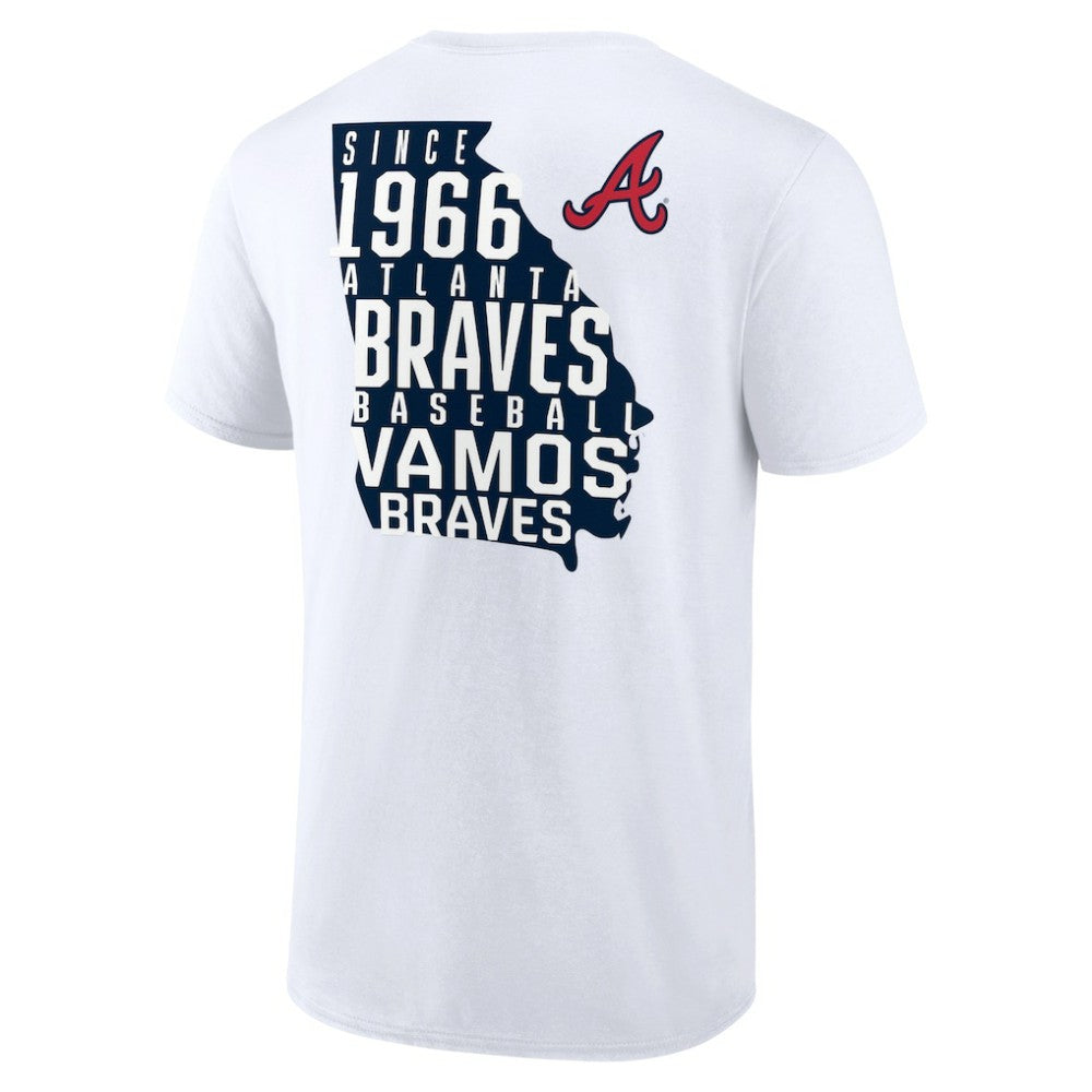Atlanta Braves Team Hot Shot T-Shirt - White T-shirts