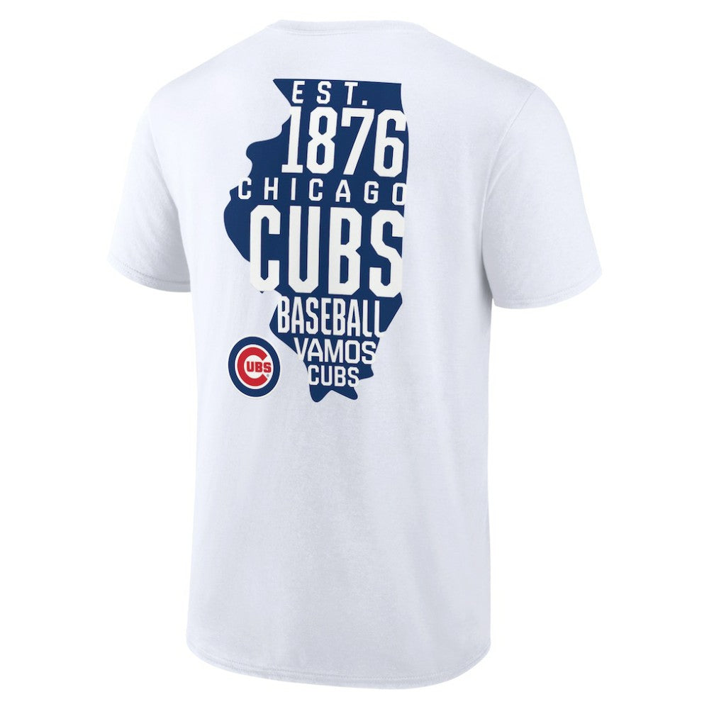 Chicago Cubs Team Hot Shot T-Shirt - White T-shirts