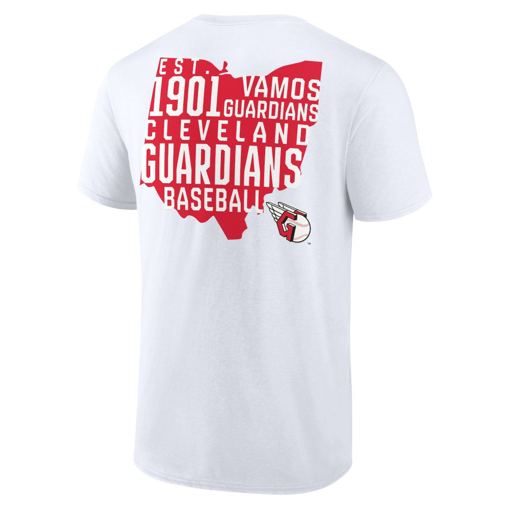 Cleveland Guardians Team Hot Shot T-Shirt - White T-shirts
