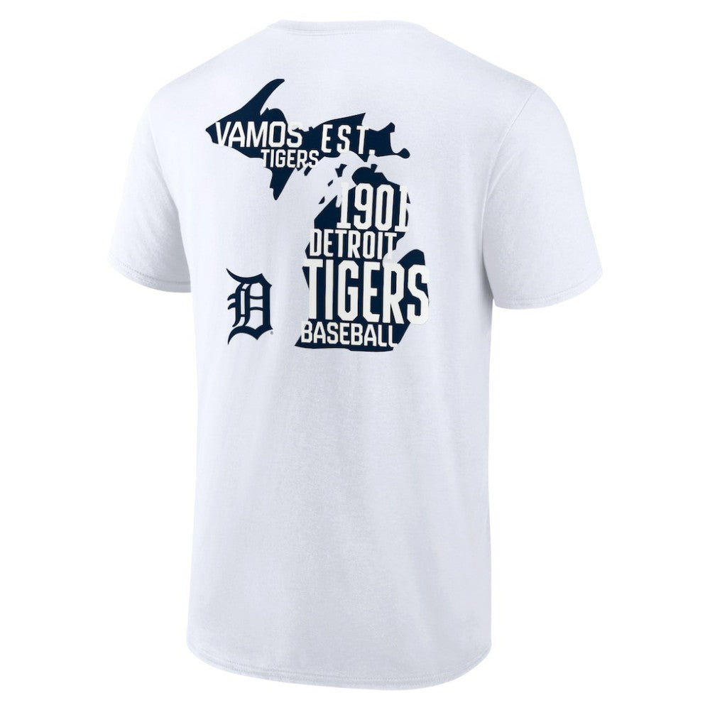 Detroit Tigers Team Hot Shot T-Shirt - White T-shirts