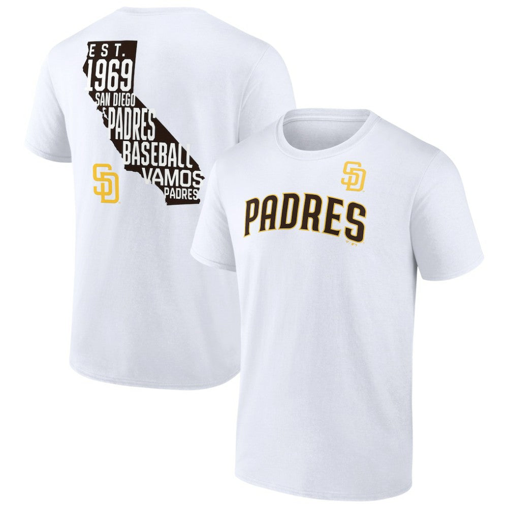 San Diego Padres Team Hot Shot T-Shirt - White T-shirts