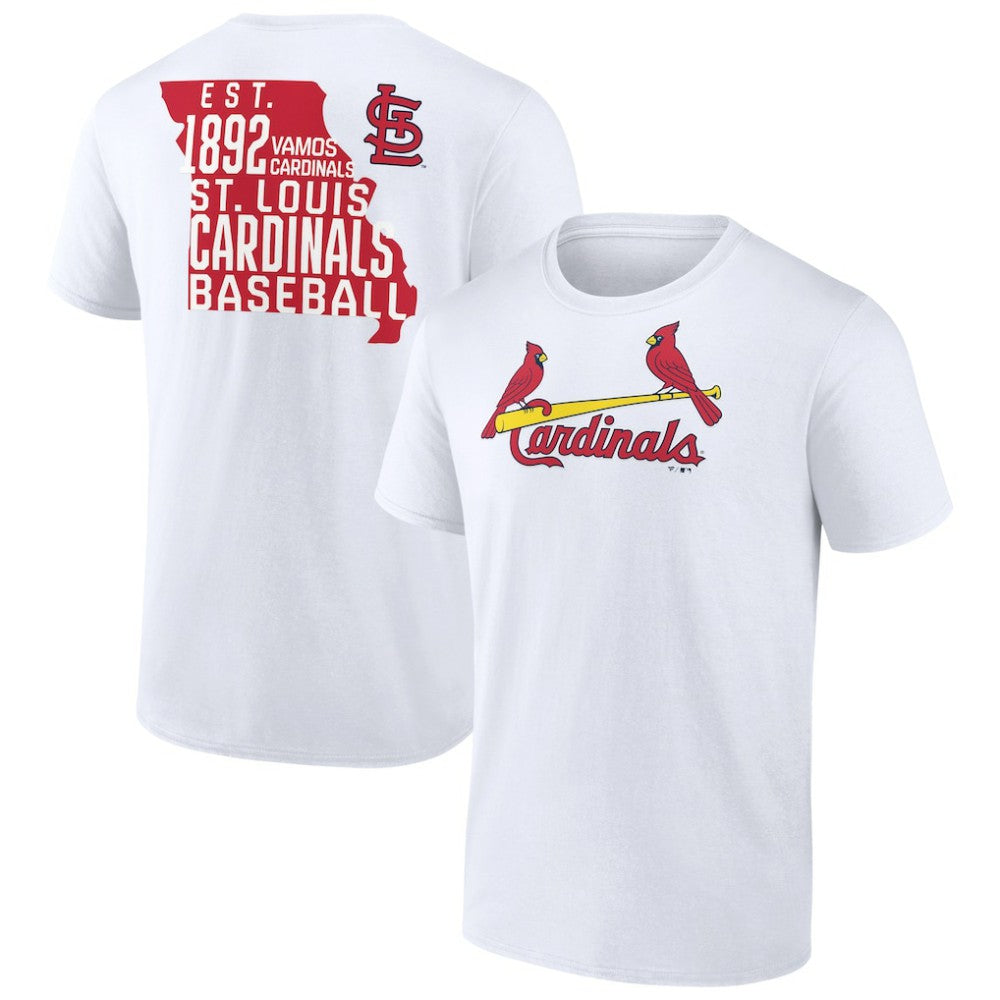 St. Louis Cardinals Team Hot Shot T-Shirt - White T-shirts