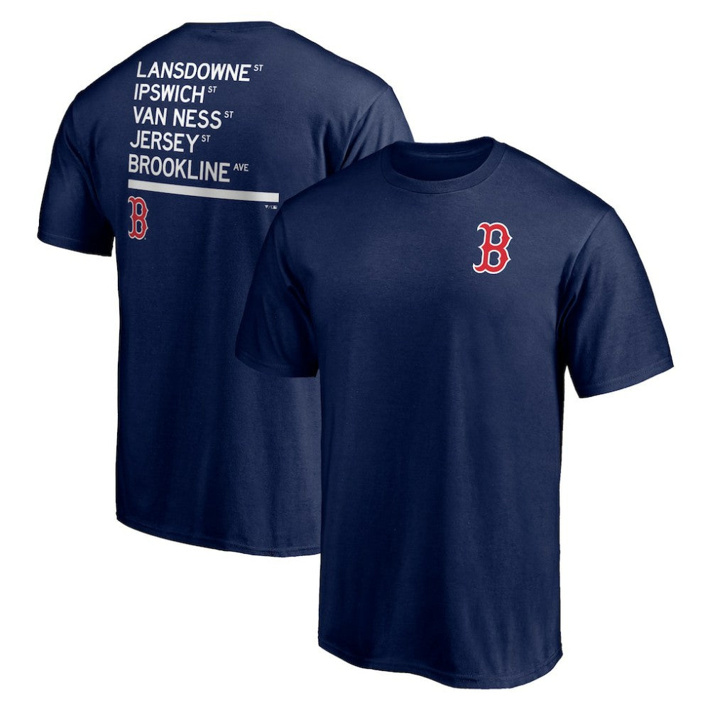 Boston Red Sox Team Hometown Collection Streets T-Shirt - Navy T-shirts