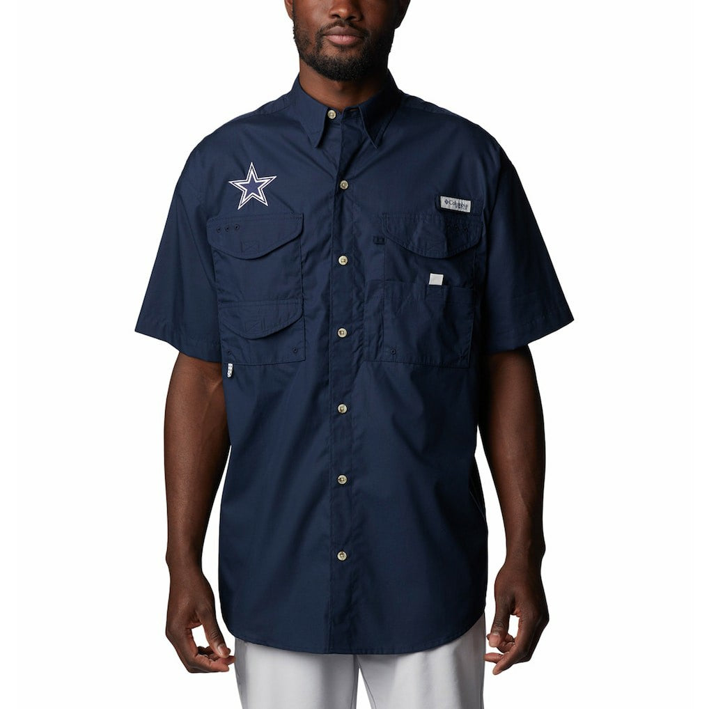 Dallas Cowboys Bonehead Team Button-Up Shirt - Navy