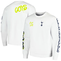 Tottenham Hotspur Graffiti Pullover Sweatshirt White